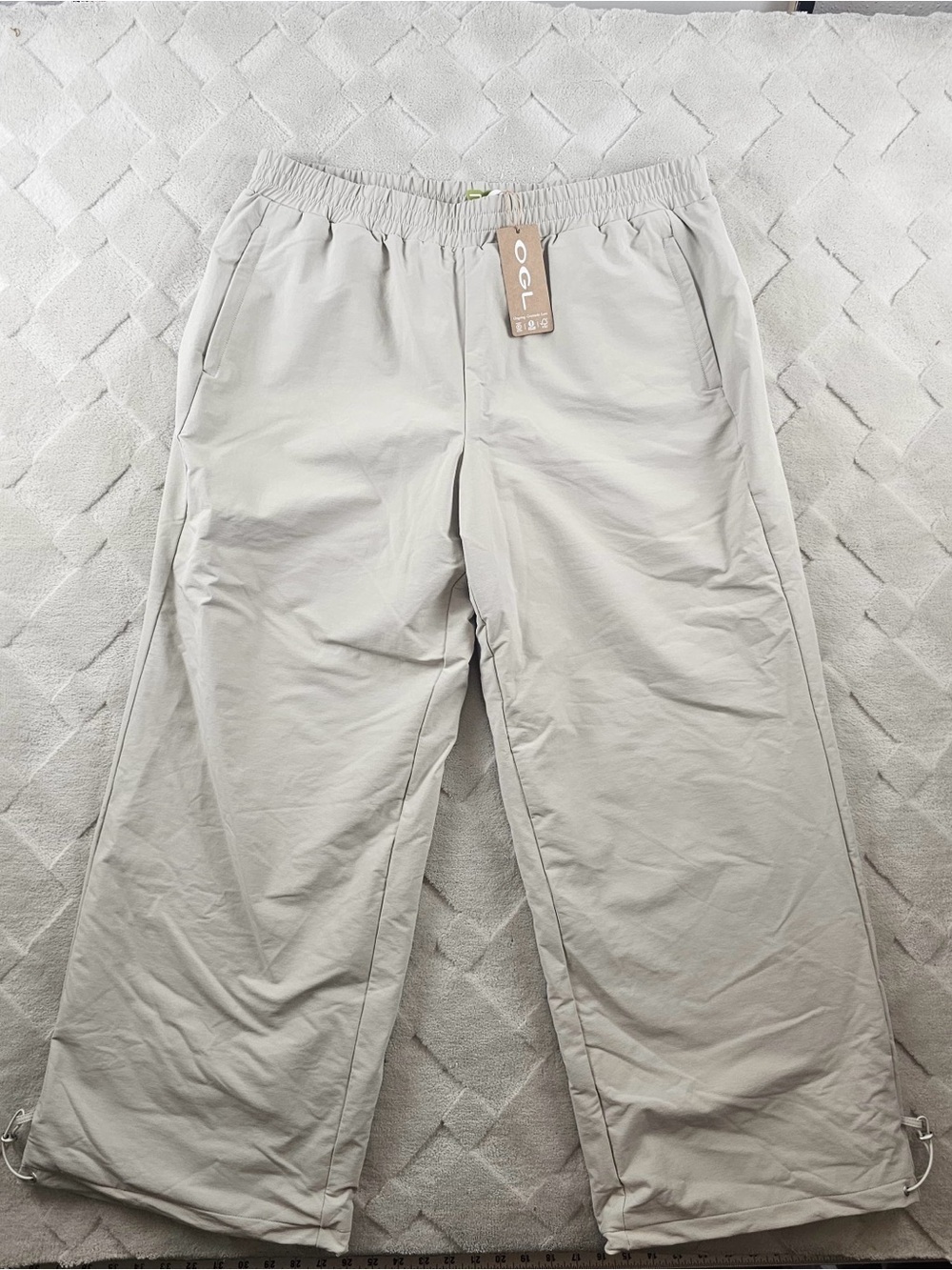 OGL Heavy Thermal Water-Proof Fleece-Lined Elastic Waist Pants Womens 2XL